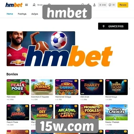 Hmbet: variedade de jogos e esportes disponíveis